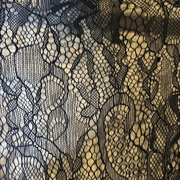 Torrid Elegant Blue Sheer and Lace Dress Size 18 - Picture 8 of 12